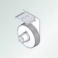 Spring End Bracket. This essential part supports the spring mechanism and ensures smooth, cord-free operation of the roller blinds.