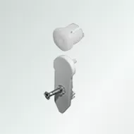 End Cap. This component is used to cover the ends of the roller tube, providing a clean finish and securing the blind mechanism in place.
