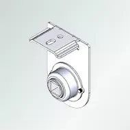 Spring End Bracket. This essential part supports the spring mechanism and ensures smooth, cord-free operation of the roller blinds.