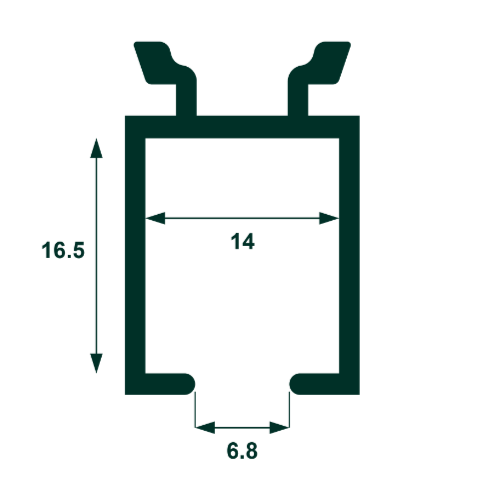 COTTAI Track 5410110-580001 - Silent Carrier Compatible
